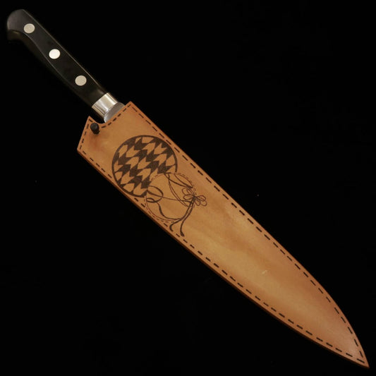 酔心 SUISIN 牛刀日本鋼  朴鞘 -水風船-(180mm)