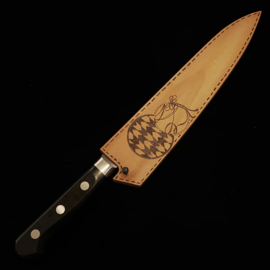 Gyuto SUISIN Japanese Steel, with Magnolia Sheath -Water Balloon- (180mm)