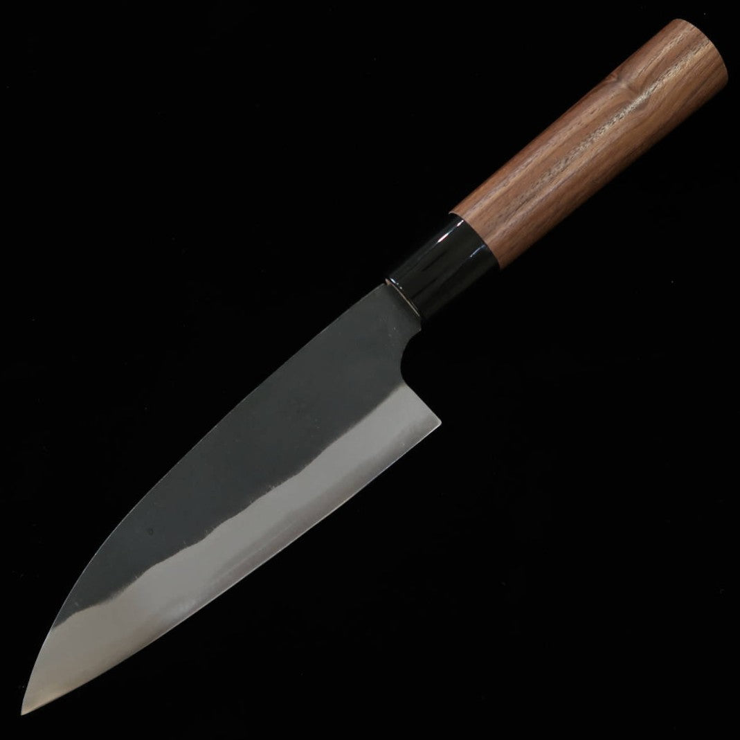 三浦MIURA 舟行 白鋼 黒打ち 胡桃丸型柄(165mm)