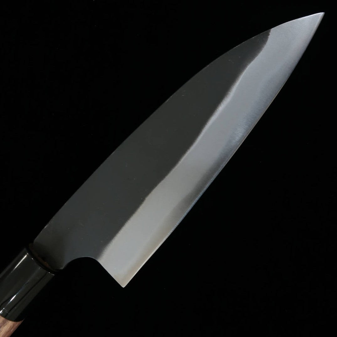 三浦MIURA 舟行 白鋼 黒打ち 胡桃丸型柄(165mm)