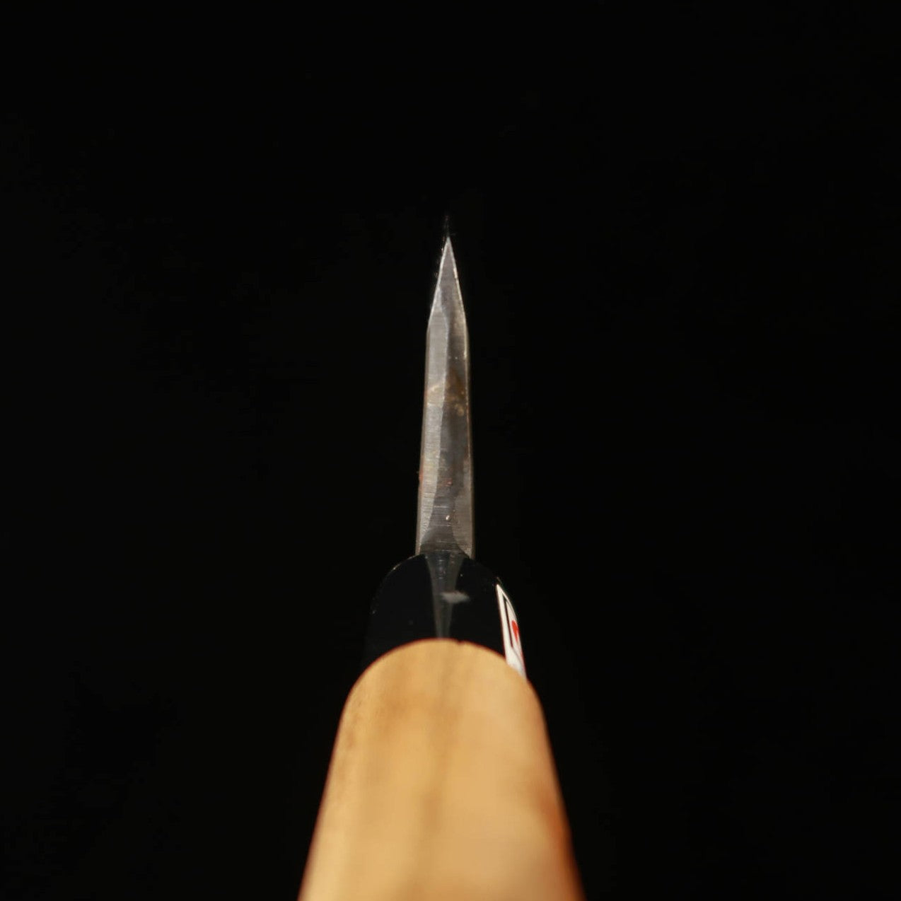 IKENAMI HAMONO Shirogami #1, mango de cerezo, hueso de ciervo (125mm)