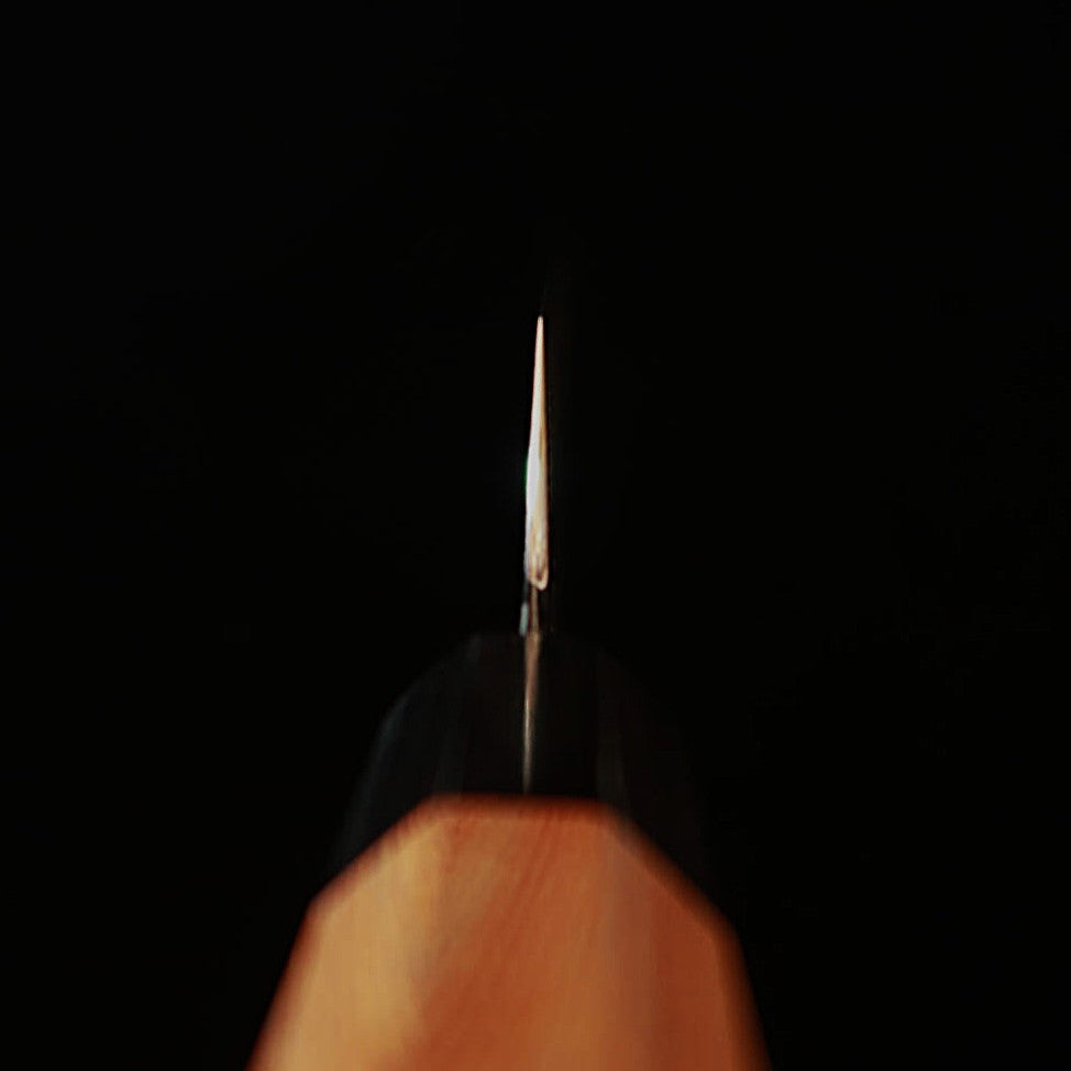 Sujihiki Yuta Katayama Inox VG10 Acabamento Níquel Damasco cabo Keyaki Octogonal (240/270mm)