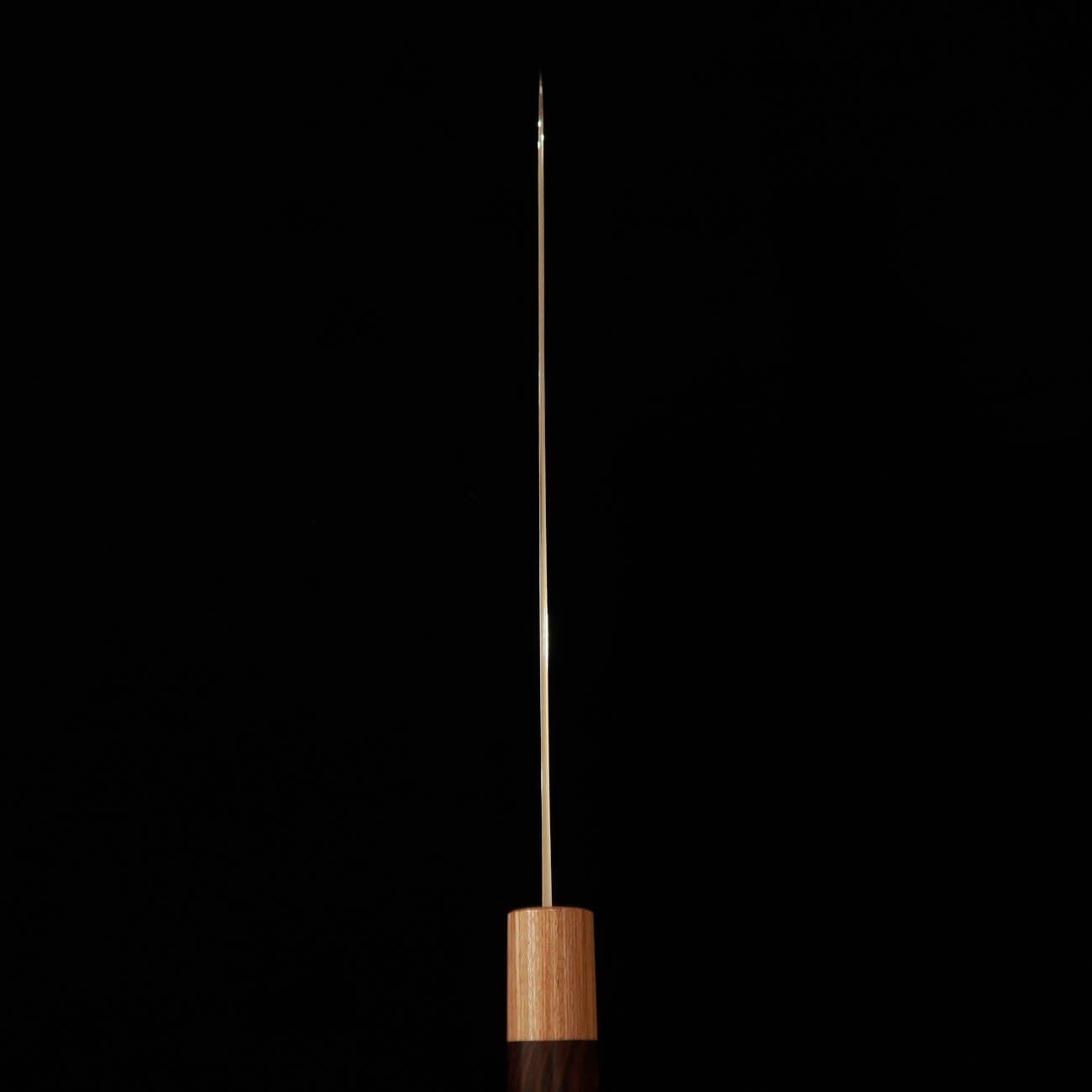 Gyuto Yuta Katayama Inox VG10 com acabamento polido em damasco e cabo de jacarandá castanho (210/240mm)