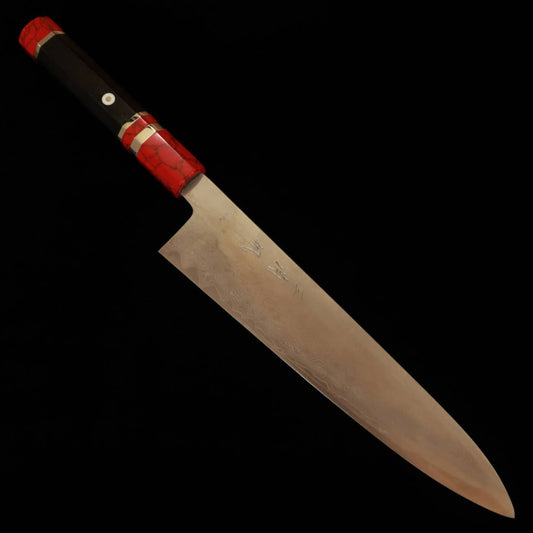 Miura Obidama Gyuto, VG10 Damascus with Custom Handle (240mm)