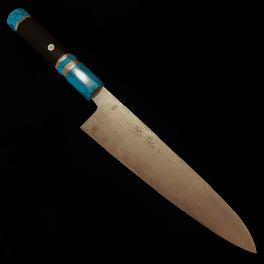 Miura Obidama Gyuto, VG10 Damascus with Custom Handle (210mm)