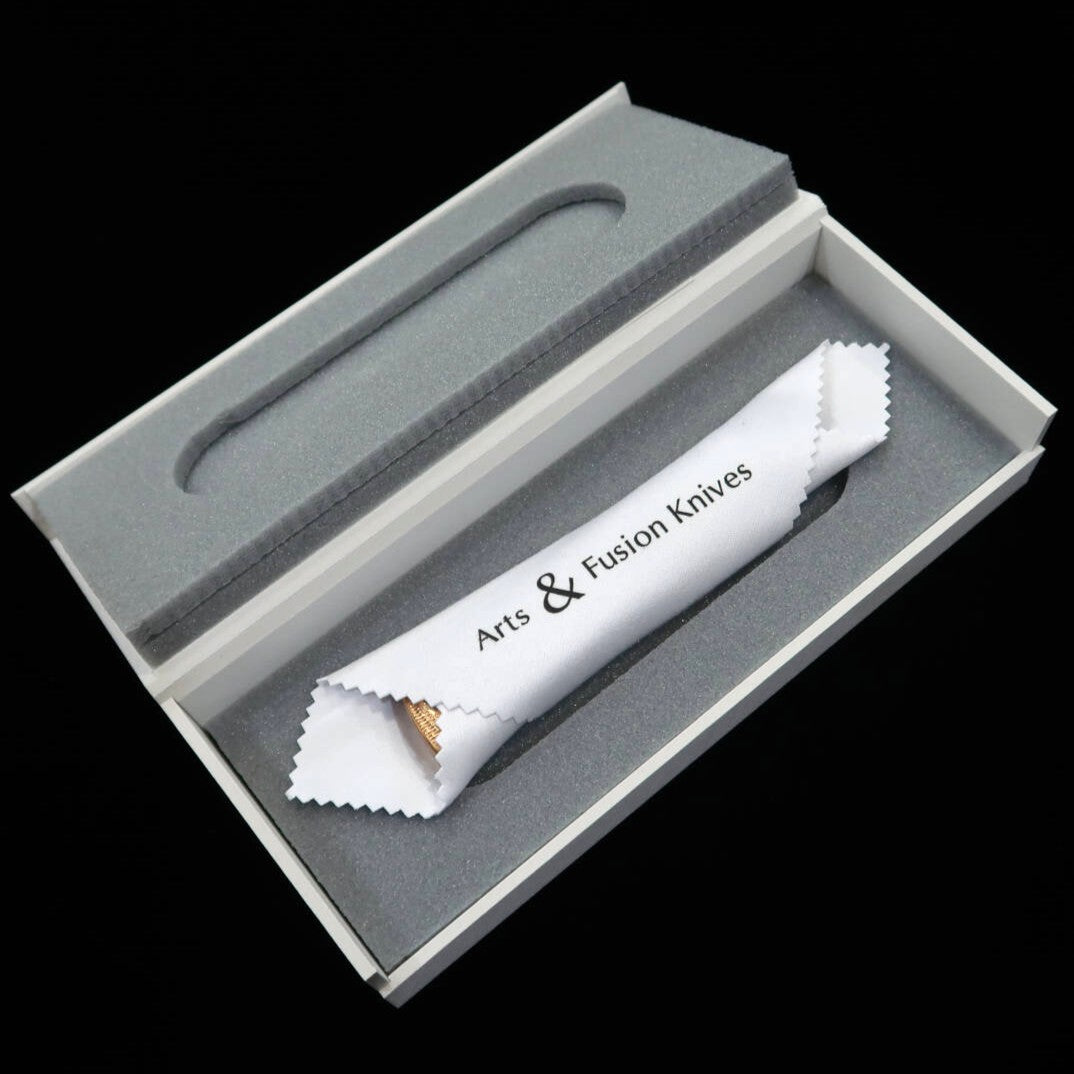 Arts&Fusion Knives ellipseエリプス リン青鋼 ダマスカス (55mm)