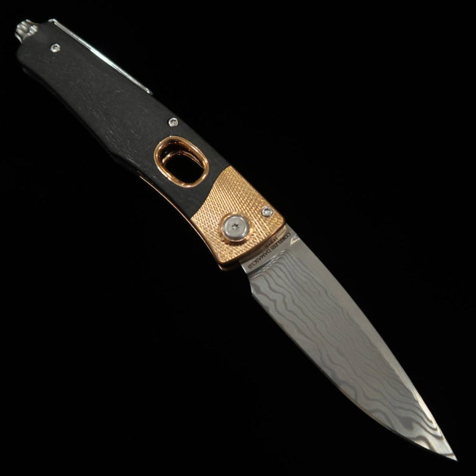 Arts&Fusion Knives ellipseエリプス リン青鋼 ダマスカス (55mm)
