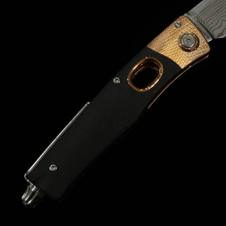 Arts&Fusion Knives ellipseエリプス リン青鋼 ダマスカス (55mm)