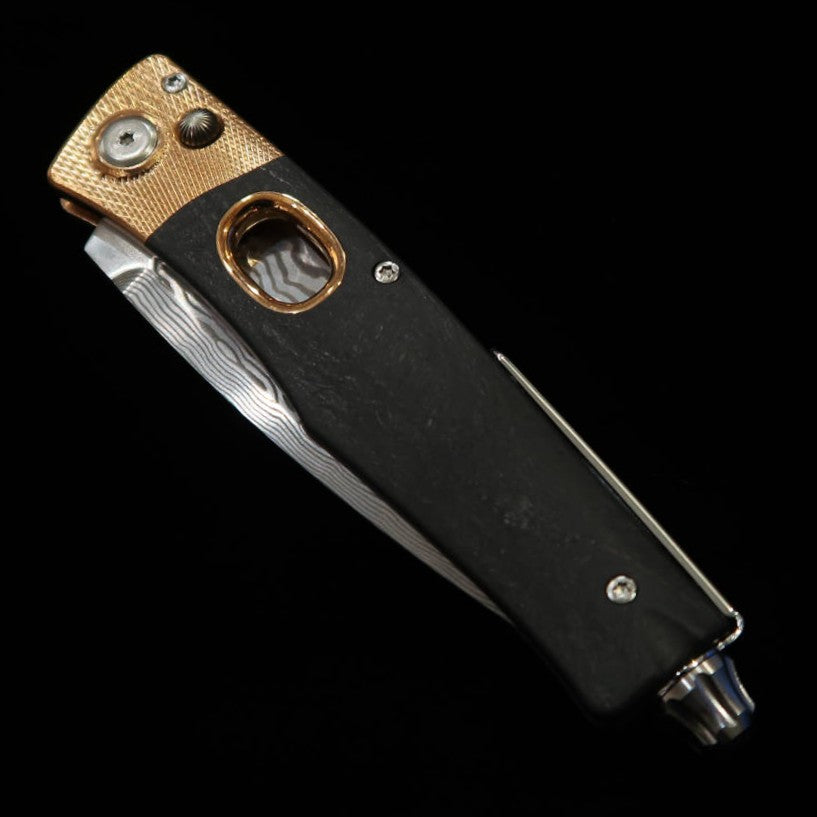 Arts&Fusion Knives ellipseエリプス リン青鋼 ダマスカス (55mm)