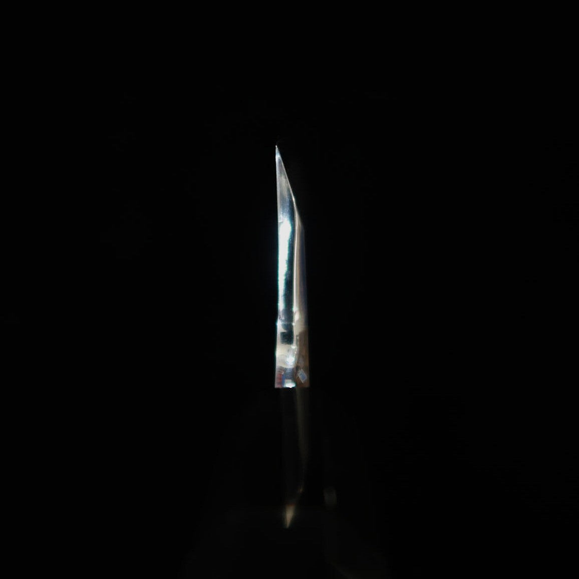 Miura Deba, Left-Handed, Ginsan, Wood Finish, Ebony with Silver Handle (150mm)