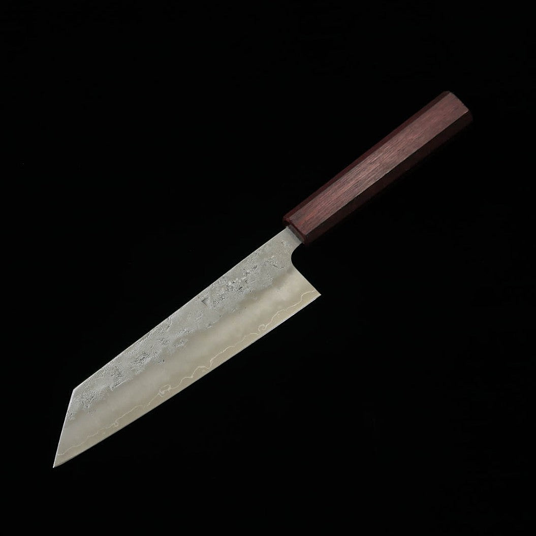 Miura Bunka SLD Acabamento perolado, cabo octogonal de madeira roxa (170mm)