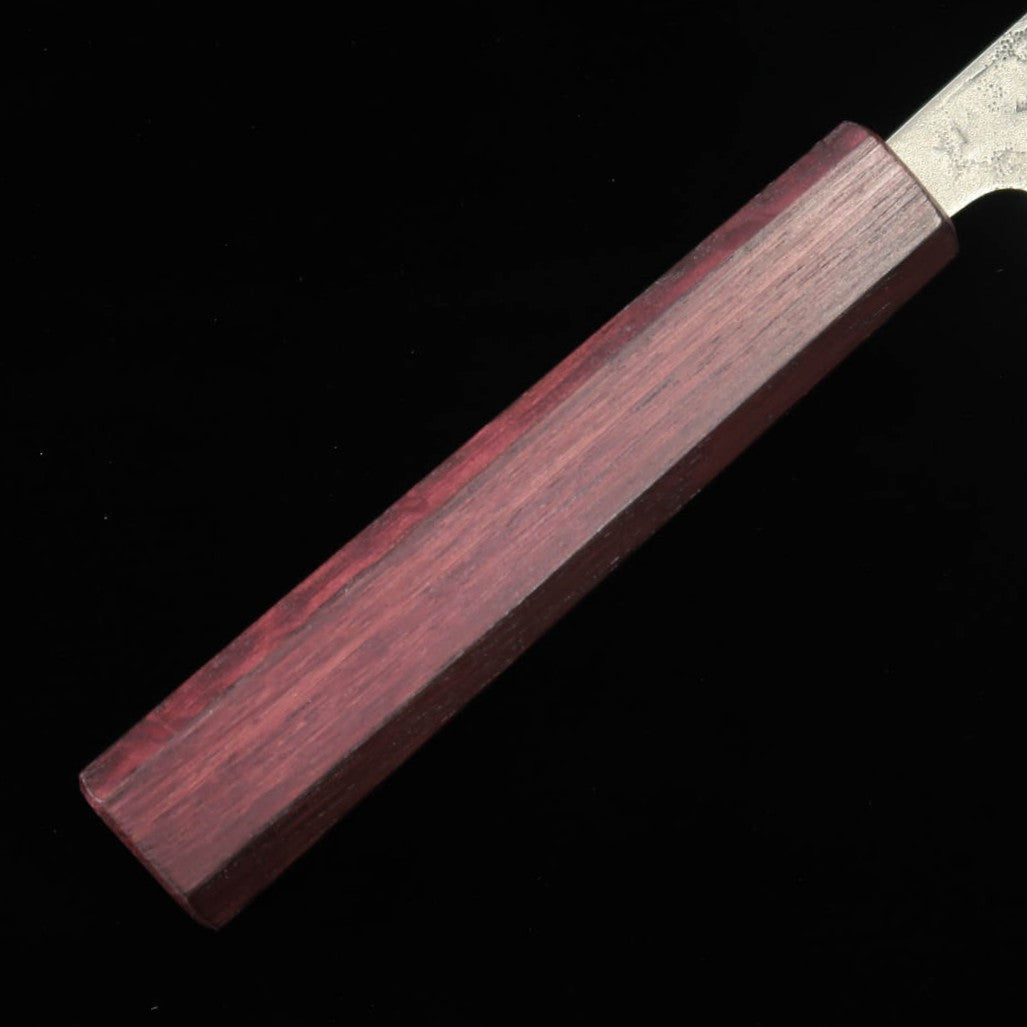 Miura Bunka SLD Acabamento perolado, cabo octogonal de madeira roxa (170mm)