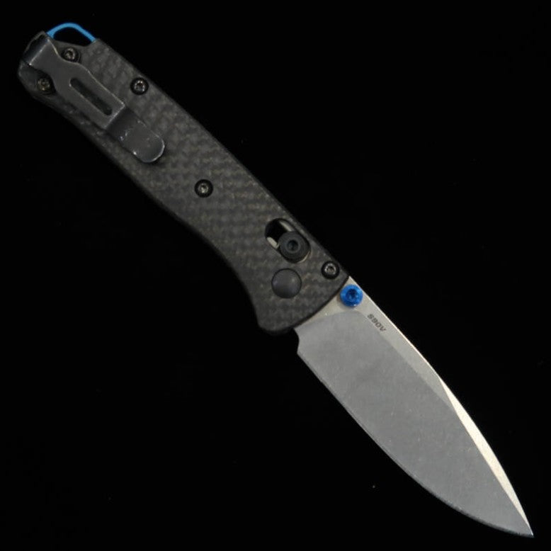 Benchmade bem533-3 Mini Bugout, carbone, couteau pliant (70mm)