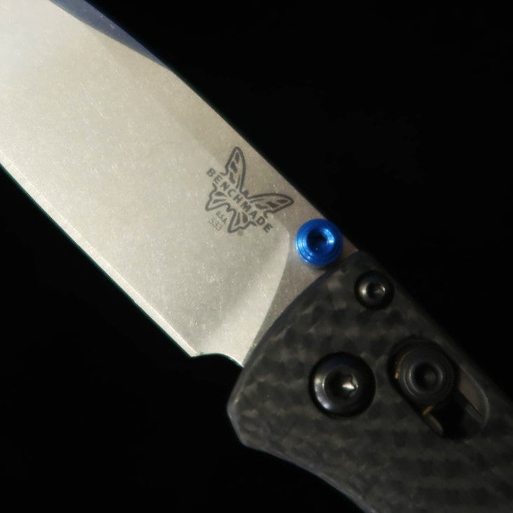 Benchmade bem533-3 Mini Bugout, carbone, couteau pliant (70mm)
