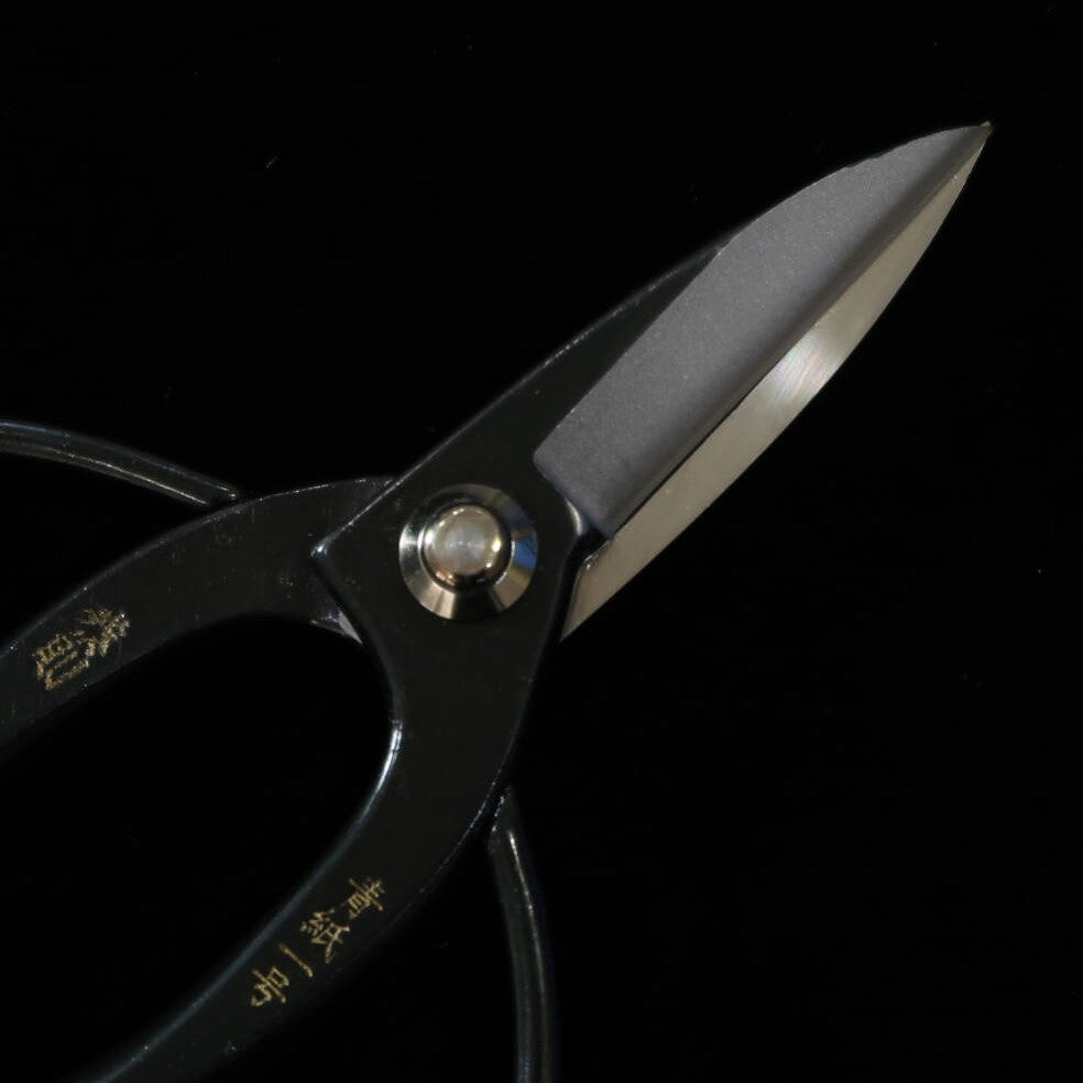 Miura MIURA, ciseaux Okubo, signature Yasunori, acier Aogami n°1, boîte noire (180 mm)