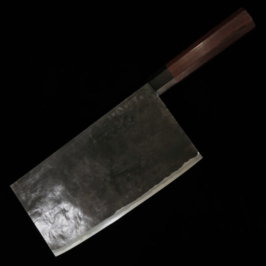 武田刃物TAKEDA 備中手打ち鍛冶 中華包丁(大) 日立青紙スーパー鋼(220~240mm)