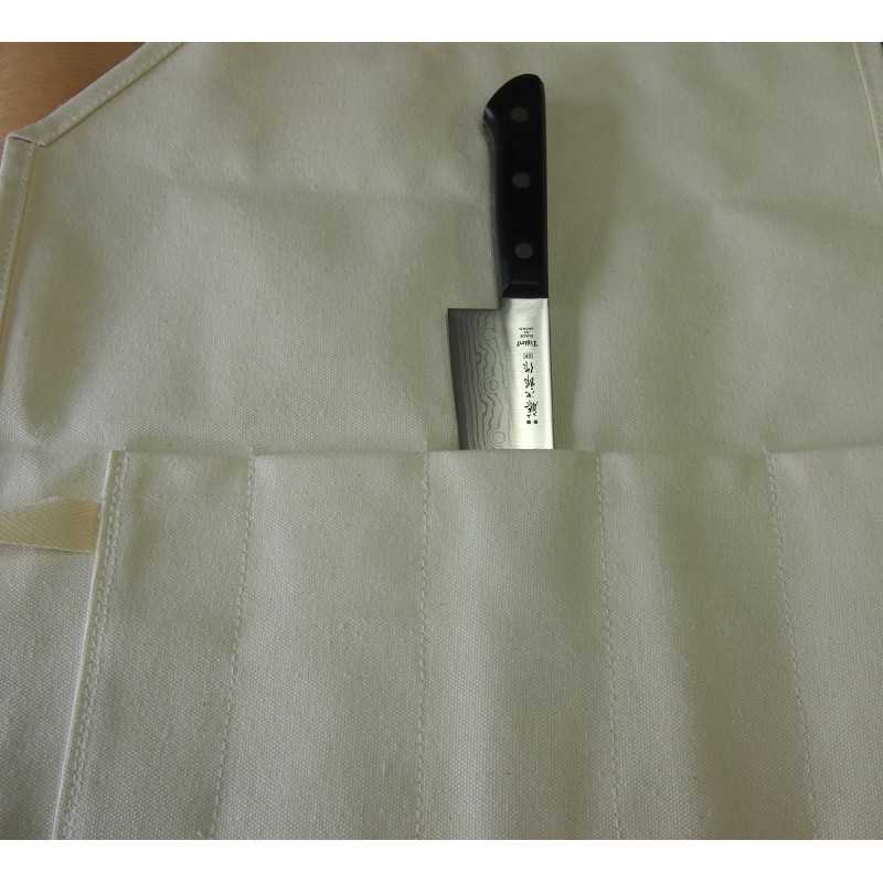 TOJIRO Poche à couteaux en toile (545 x 440 mm)