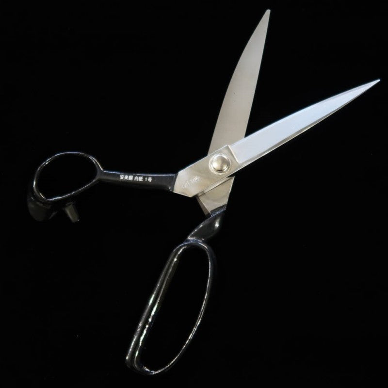 Takenisaku Ciseaux à drapier, acier blanc No.1, tout gaucher (240/260 mm)