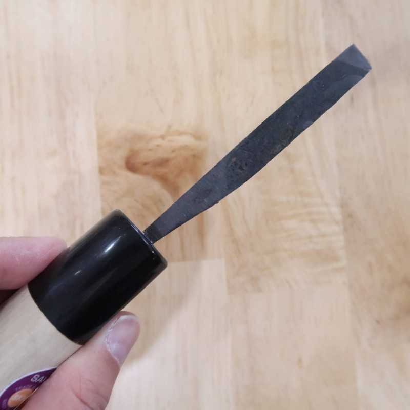 SAKAI KIKUMORI Eel slicer Gokujo Kyoto Style Shirogami No. 2 (75mm)
