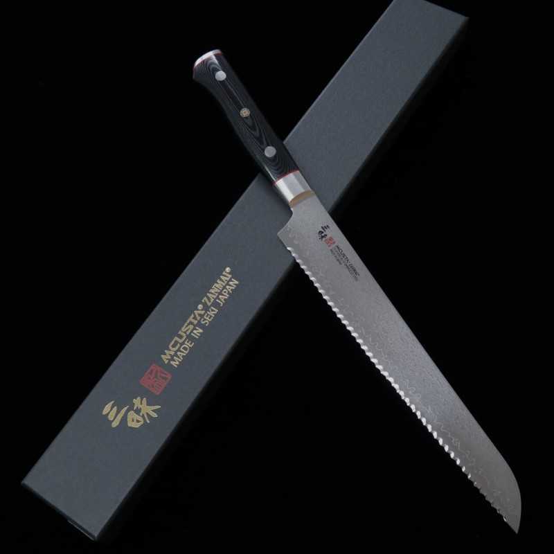 Cuchillo para pan MCUSTA ZANMAI Classic Pro Damascus Zebra (230mm)