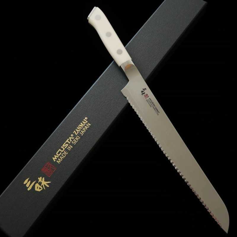 三昧MCUSTA ZANMAI クラシックダマスカス コーリアン ブレッドナイフ (230mm)