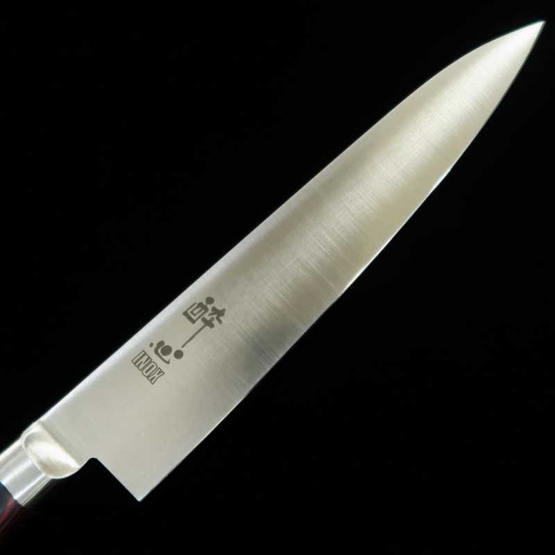 Suishin SUISIN INOX PREMIUM Petty, manche Micarta rouge/noir (150mm)