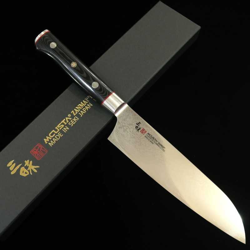 Santoku Classic Pro Damasco Zebra ZANMAI MCUSTA (180mm)