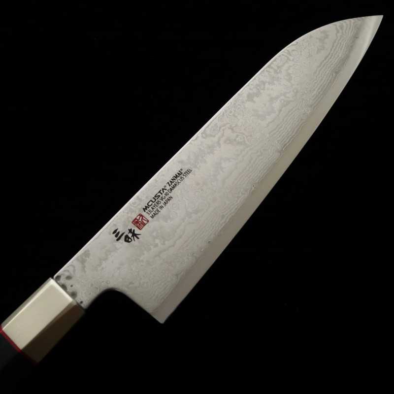Santoku Hybrid Splash ZANMAI MCUSTA (180mm)