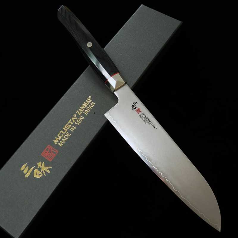 ZANMAI MCUSTA Revolution Black Santoku (180 mm)