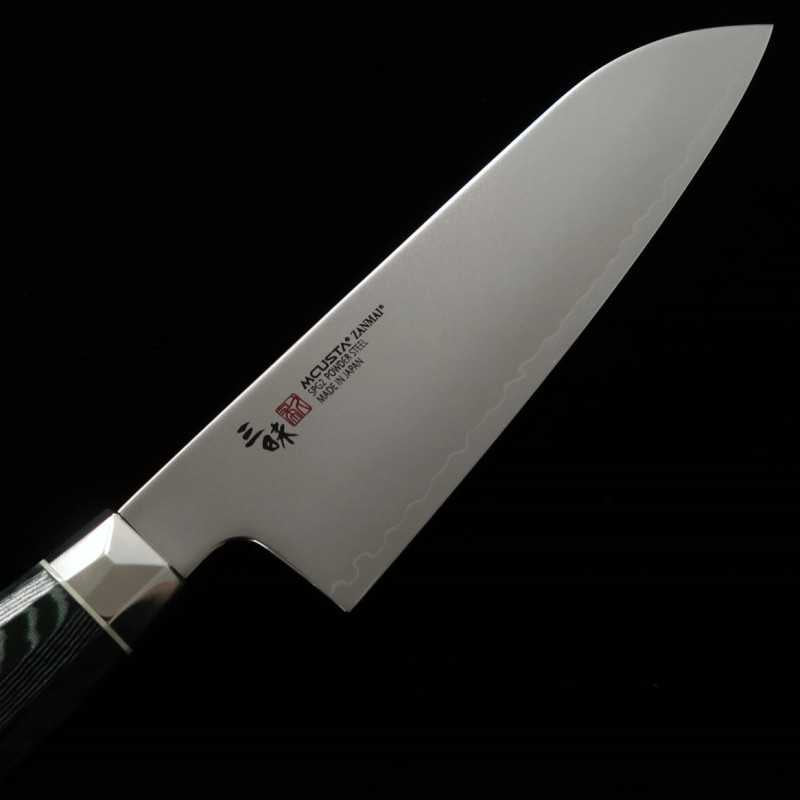 Santoku Revolution Green ZANMAI MCUSTA (180mm)
