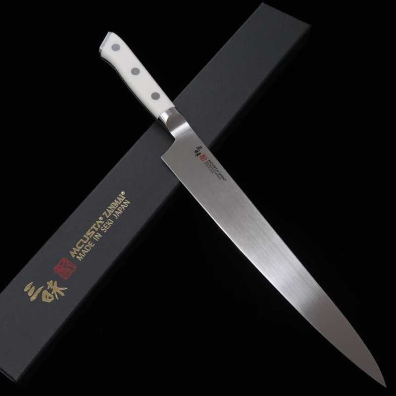 Sujihiki Clássic Corian Molibdênio ZANMAI MCUSTA (240/270mm)
