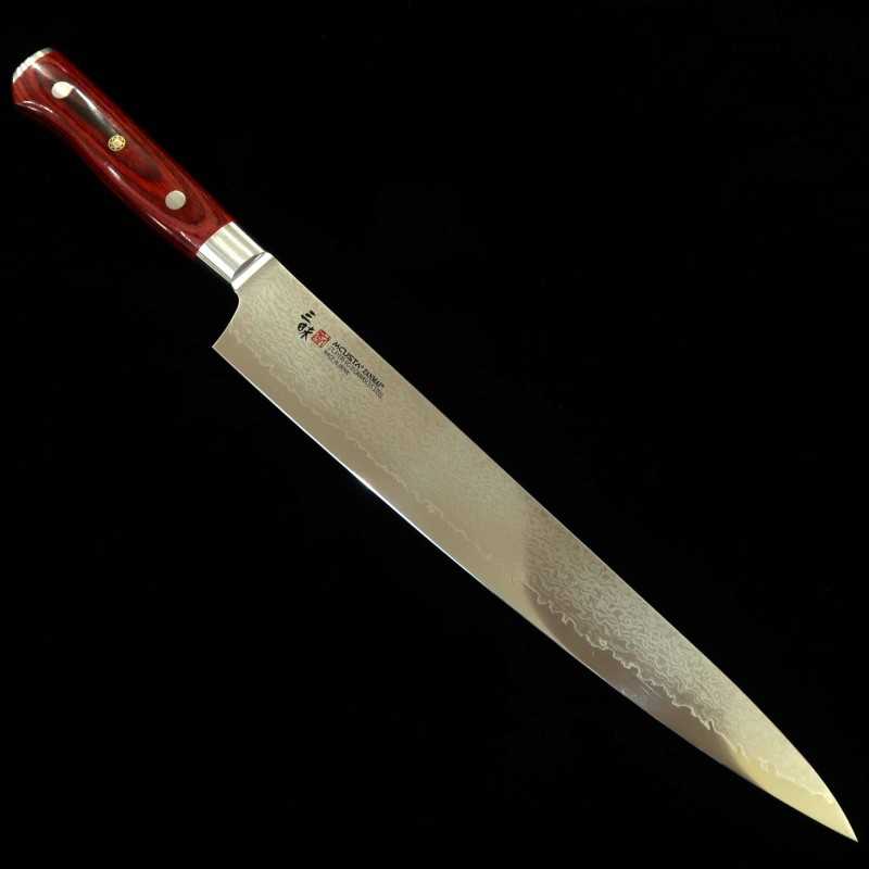 Sujihiki ZANMAI MCUSTA ZANMAI Classic Pro Damasco Vermelho Lótus (240/270mm)