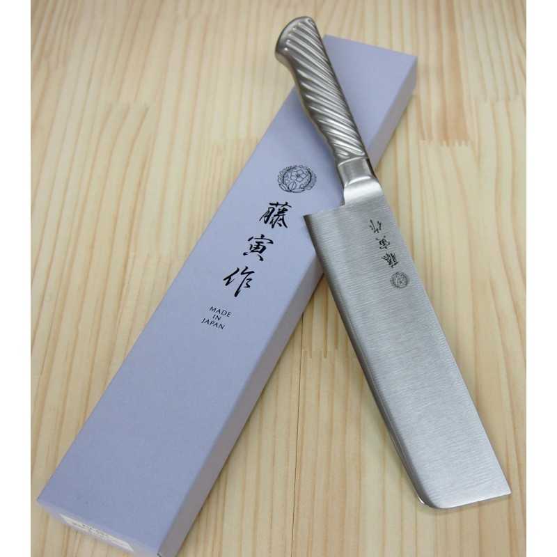 FUJITORA Todo Inoxidable Nakiri (165mm)