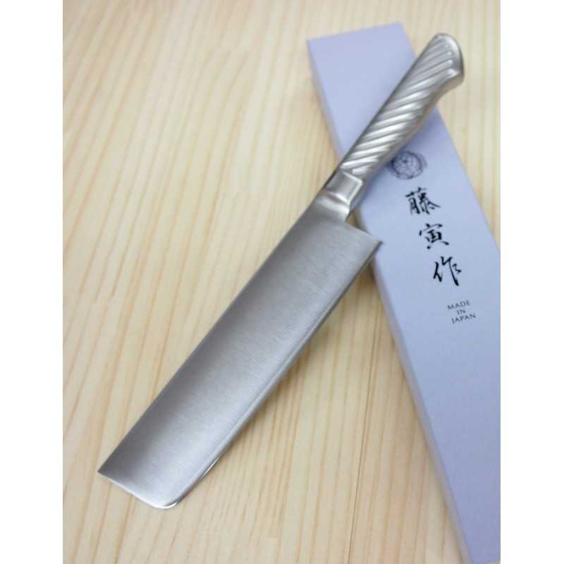 FUJITORA Todo Inoxidable Nakiri (165mm)