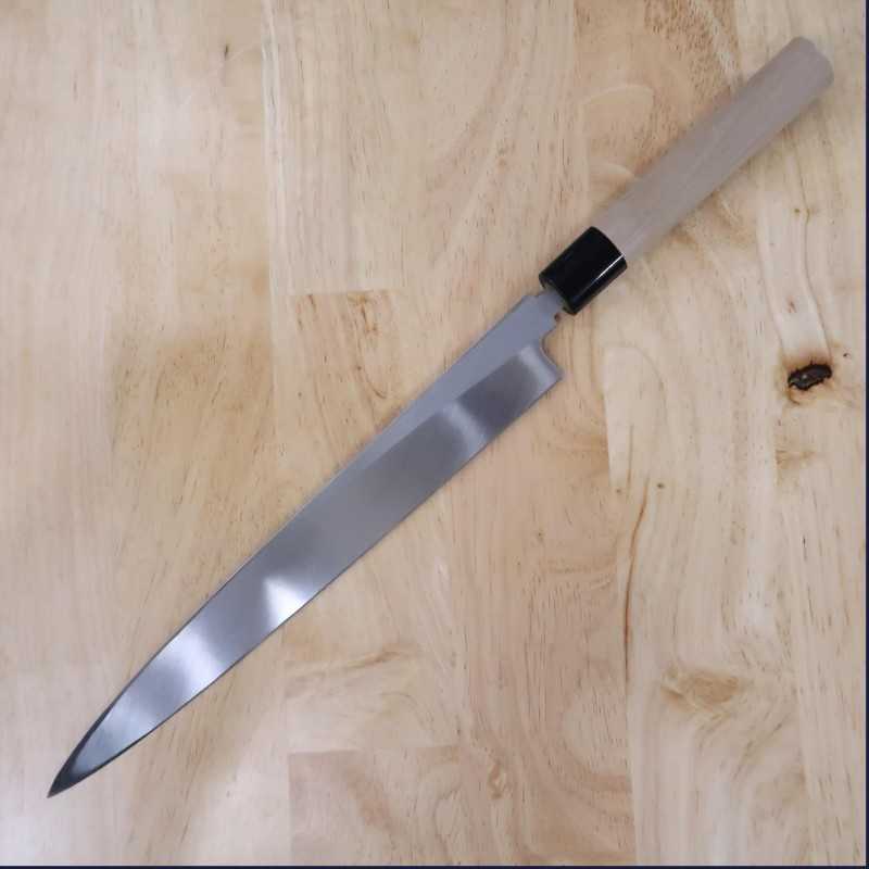正本総本店 MASAMOTO SOHONTEN 霞 白紙二号 柳刃 水牛栗型柄 (240-300mm)