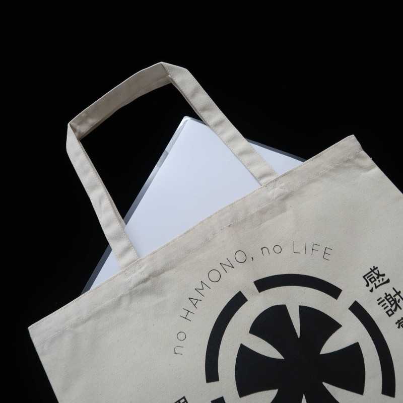 Takada no Hamono Bolsa Tote Original (Cinza/Preto/Cru)