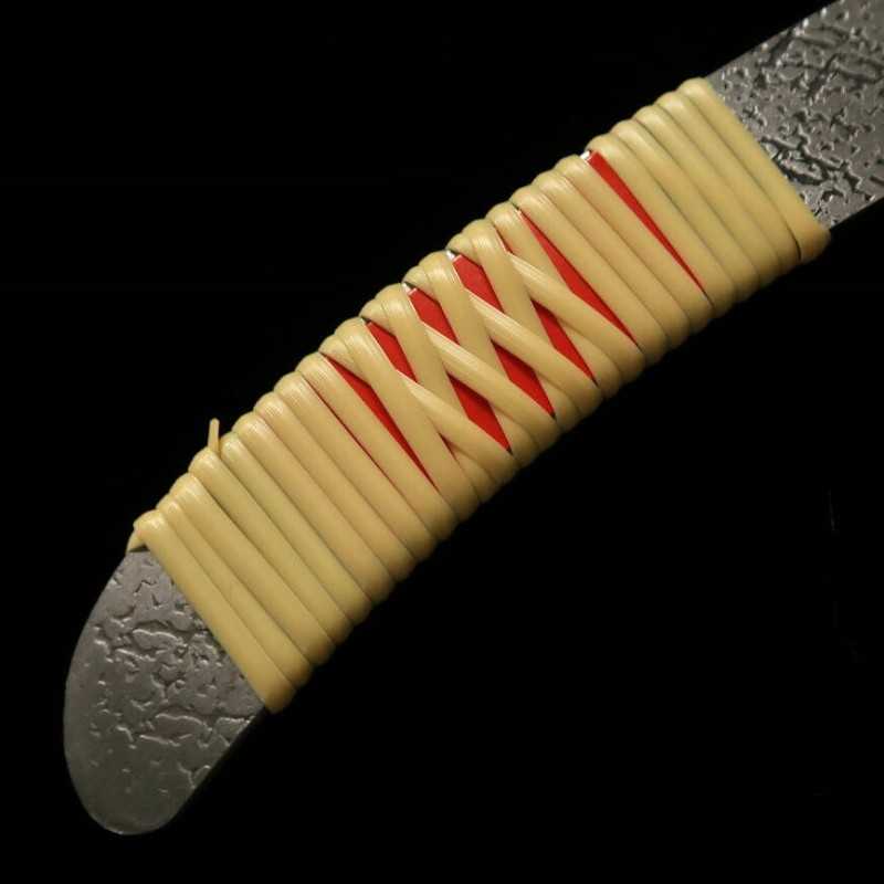 切出し小刀 青紙スーパー ピストル型 藤巻柄 (24/30mm)