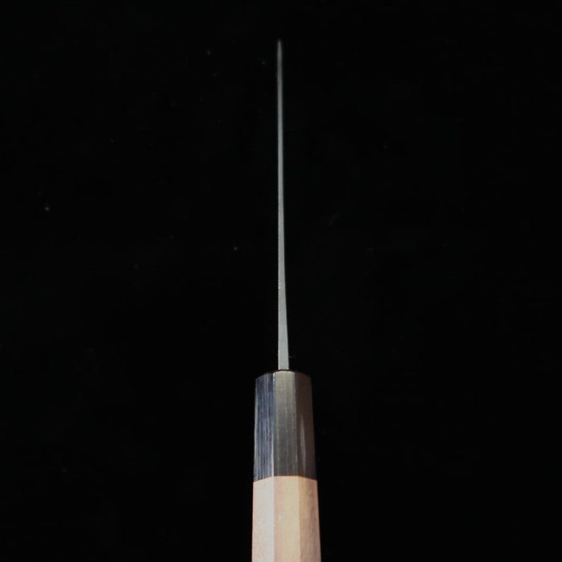 Miura MIURA Aji-kiri Acier bleu n°2, finition brute, manche en noyer (145 mm)