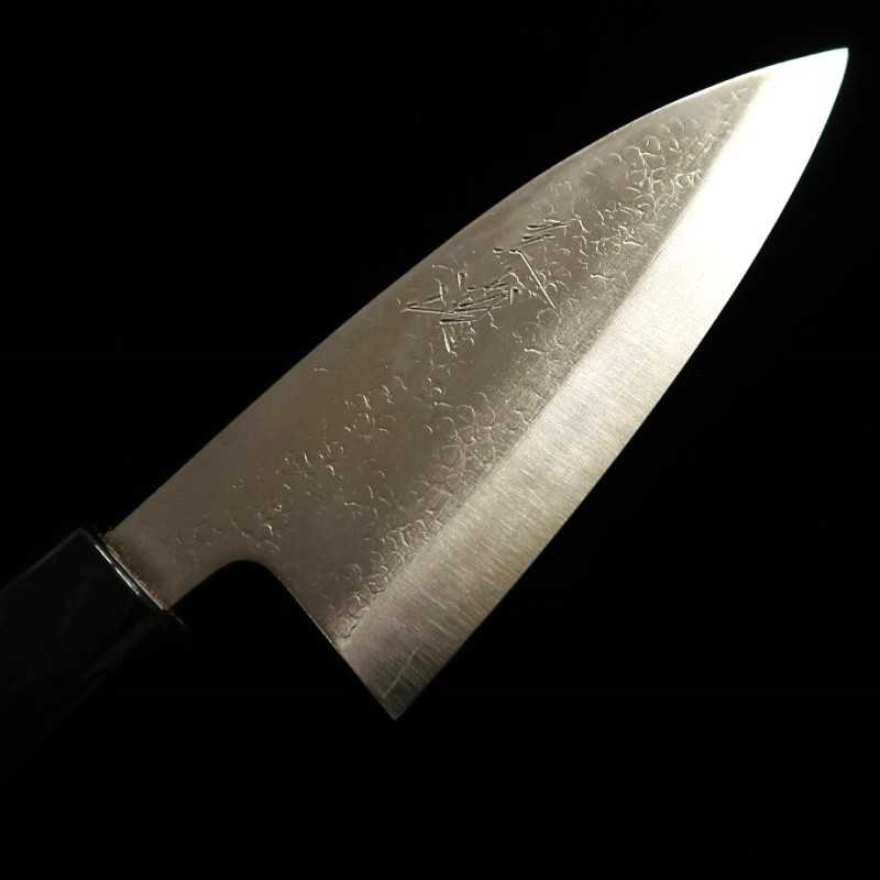MIURA Gin3 Hoja doble filo para jurel, mango de olmo (105/120mm)