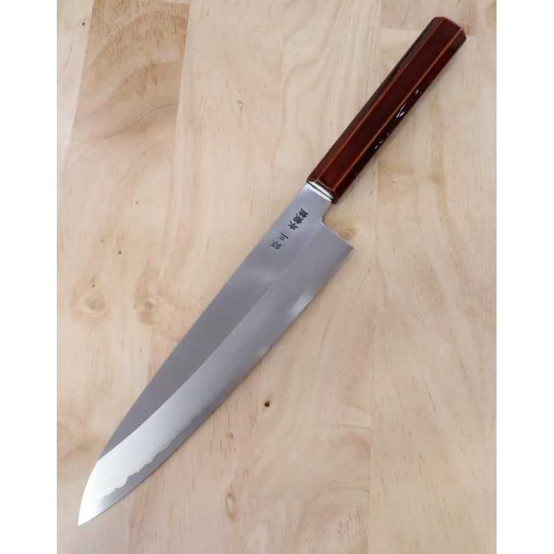 HADO Gin-san No.3 Gyuto, manche octogonal en cerisier laqué (210/240 mm)
