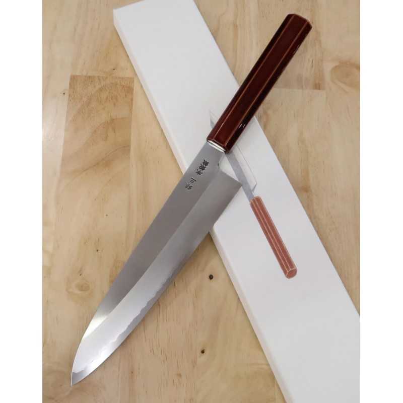 HADO Gin-san No.3 Gyuto, manche octogonal en cerisier laqué (210/240 mm)
