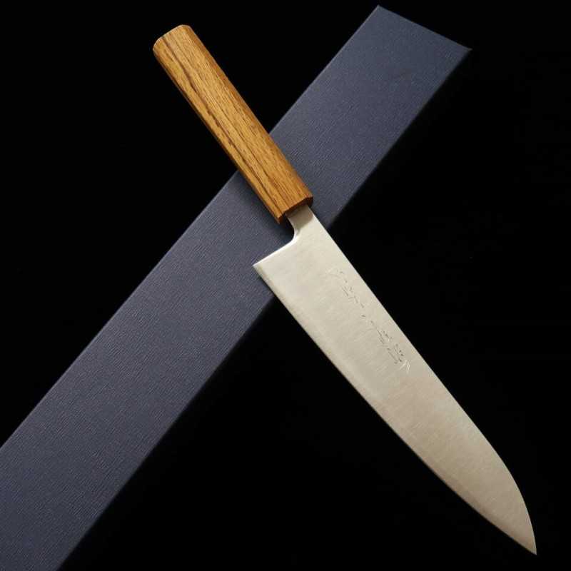 Miura Gyuto acier rapide en poudre, manche octogonal en chêne (210/240 mm)