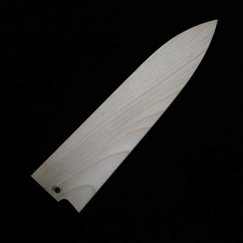 水野鍛錬所 MIZUNO TANRENJO 本焼 牛刀 青紙二号 鏡面仕上げ 朴八角柄 (240mm)