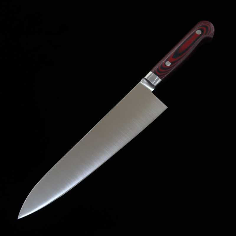 Gyuto SUISIN INOX PREMIUM mango micarta rojo/negro (210/240 mm)