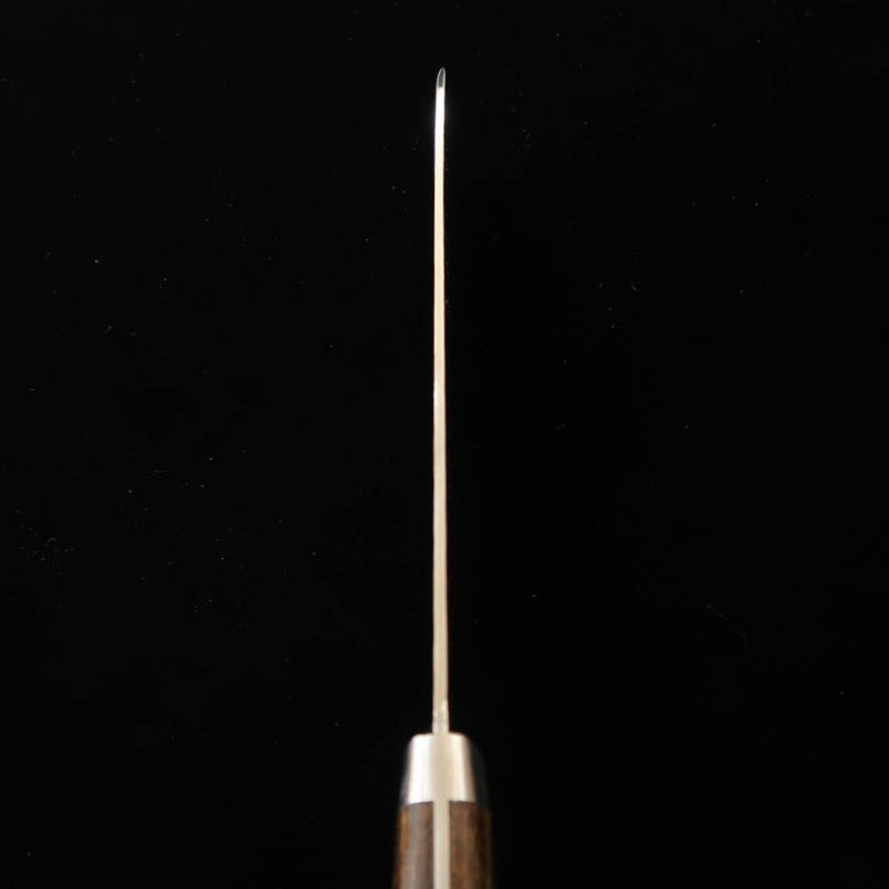 三浦 MIURA 牛刀 刻流 VG10 鎚目ダマスカス アッシュハンドル (180mm)