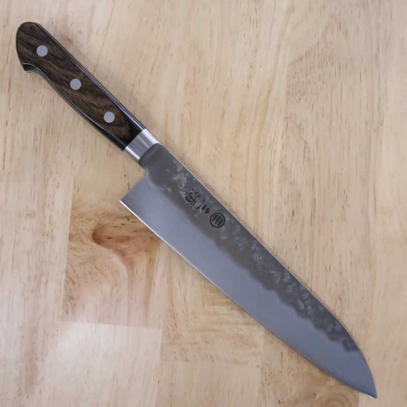 Gyuto MIURA Inox Ginsan Cabo de Madeira Marrom Escuro (210/240mm)