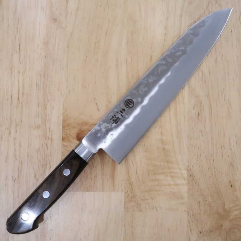 Gyuto MIURA Inox Ginsan Cabo de Madeira Marrom Escuro (210/240mm)