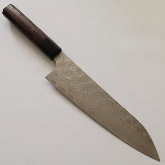 NIGARA Gyuto SPG STRIX Hammered Damascus Rosewood Handle (210/240mm)