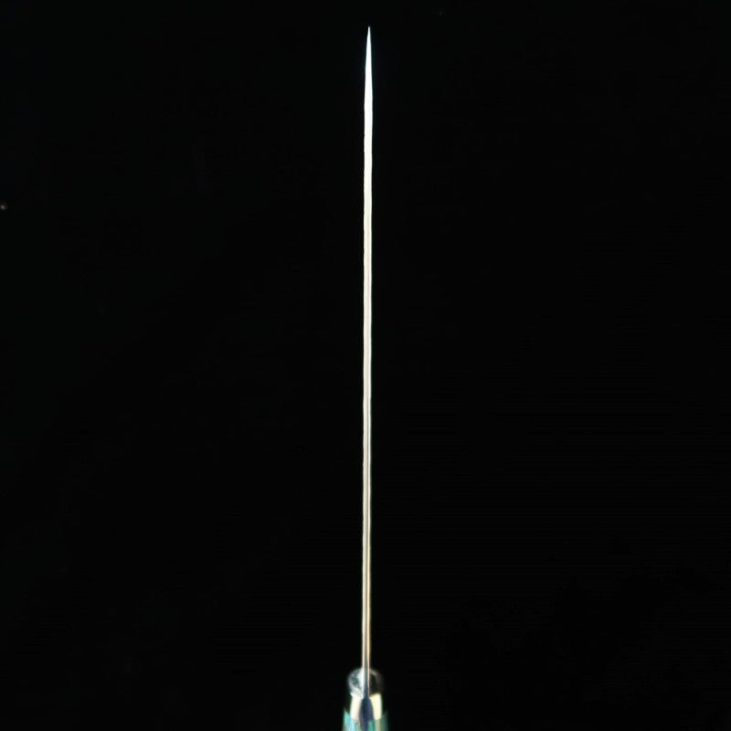 Nigara Hamono NIGARA SG2 Gyuto martelé poli, manche turquoise (240mm)
