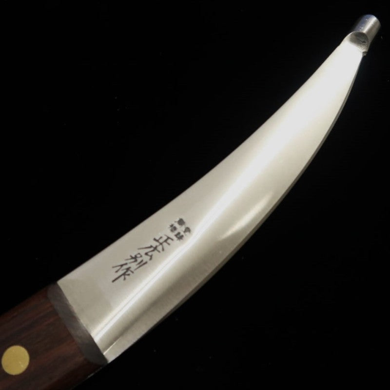 MASAHIRO BETSUSAKU Couteau à tripes, modèle chef avec boule (150 mm)